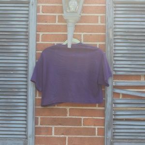 Prince Tops - cropped purple prince graphic tee Prince Tops - cropped purple prince graphic tee